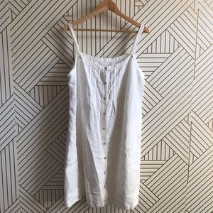 Eileen Fisher White organic cotton dress